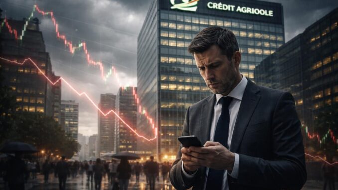découvrez les raisons de la baisse de l'action du crédit agricole dans un contexte économique incertain et analysez les facteurs impactant la performance de la banque.