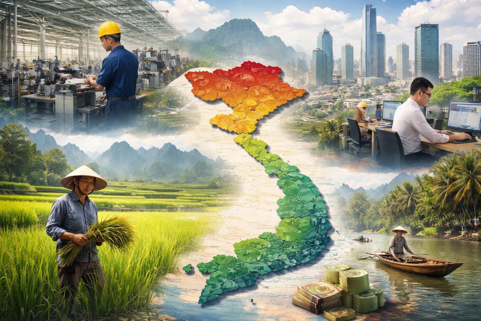découvrez le salaire moyen au vietnam avec une analyse détaillée des différences régionales et une comparaison à l'échelle nationale pour mieux comprendre le marché du travail vietnamien.