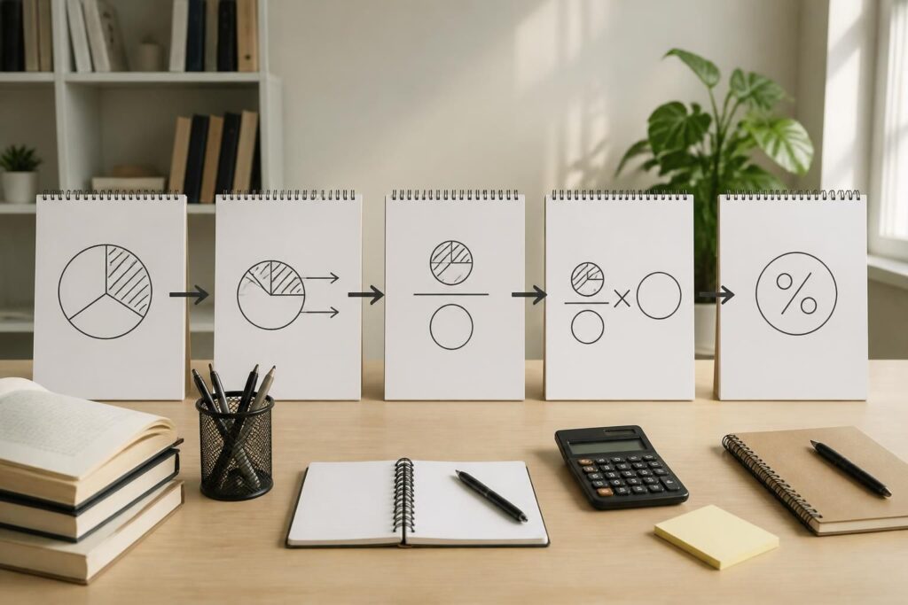 apprenez à maîtriser le calcul du pourcentage en 5 étapes simples grâce à notre guide clair et facile à suivre.