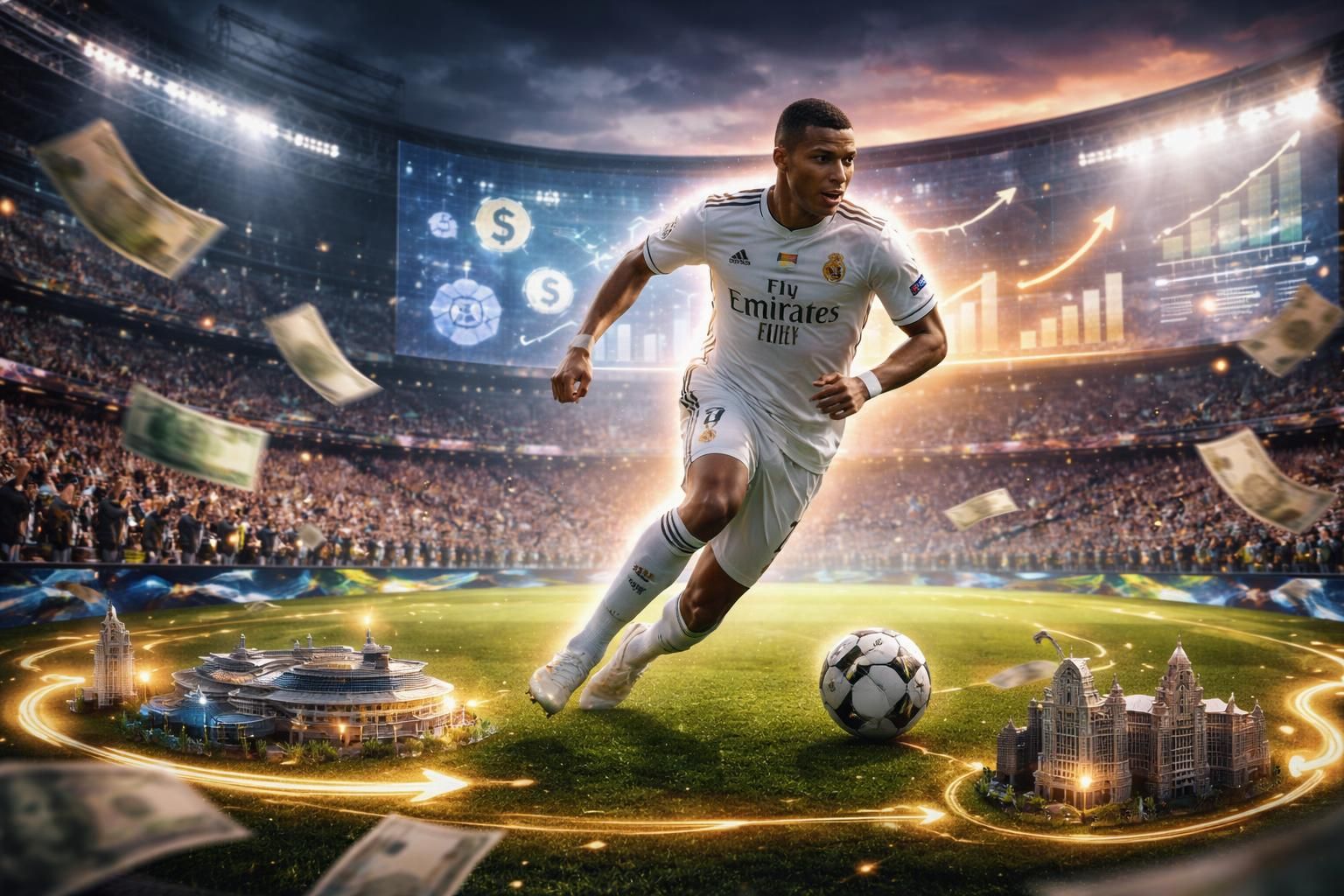 analyse des répercussions économiques du salaire de mbappé au real madrid sur le marché et la compétitivité du football européen.